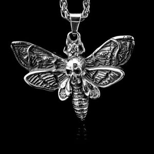 Death Head Moth Necklace Large