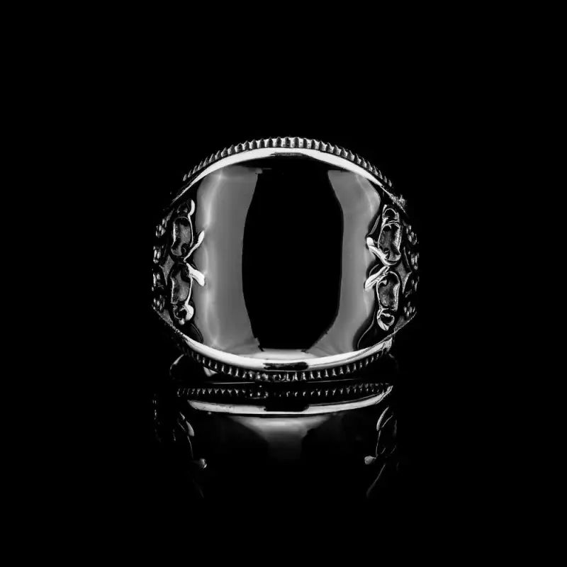 Gloss Black Ring