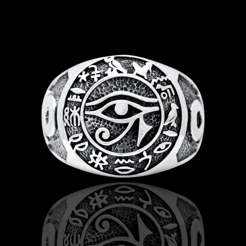 Silver Eye of Horus Ring