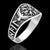 Silver Vegvisir and Raven Ring