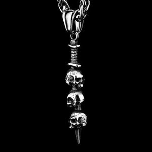 Skulls and Sword Necklace